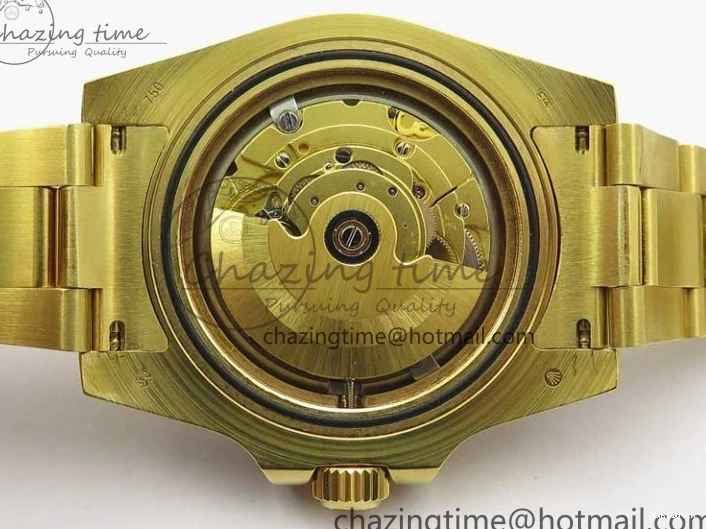 LN A2836 YG Dial Best Edition Wrapped Wrapped Bracelet Submariner Black 116618 D1F YG on 0207